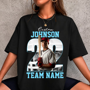 Camiseta Nome da Equipe Personalizado Número Foto Jogador d