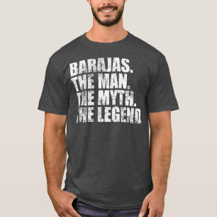 Camiseta Nome da família Barajas Barajas sobrenome Barajas 