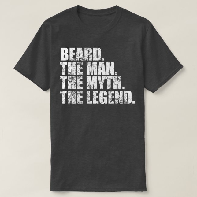 Camiseta Nome da família Beard sobrenome barba surna (Frente do Design)