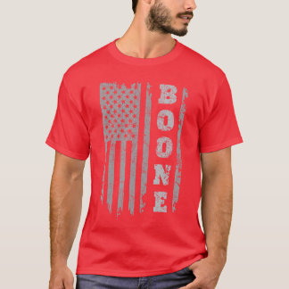 Camiseta Nome da Família Boone Eu Amo Boone Personalizado V