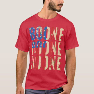 Camiseta Nome da Família Boone Eu Amo Boone Personalizado V