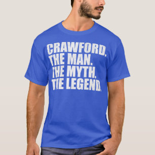 Camiseta Nome da família Crawford Crawford sobrenome Cr