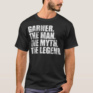 Camiseta Nome da família Garner Nome do sobrenome Garner S