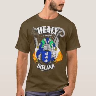 Camiseta Nome da família Healy Inglês e Irlandês