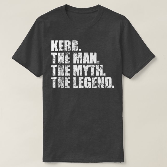 Camiseta Nome da família Kerr Nome Kerr sobrenome Kerr Sobr (Frente do Design)