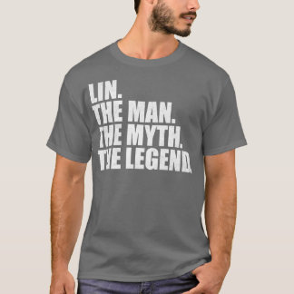 Camiseta Nome da família LinLin sobrenome Lin Apelido Lin F