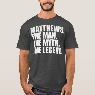 Camiseta Nome da família Matthews Nome da família Matthews