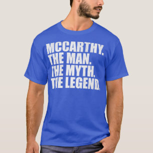 Camiseta Nome da família Mccarthy sobrenome Mc