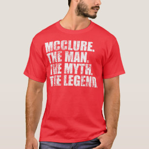 Camiseta Nome da família Mcclure Mcclure sobrenome Mcclure