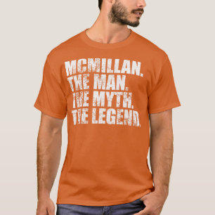 Camiseta Nome da família Mcmillan Mcmillan sobrenome Mc