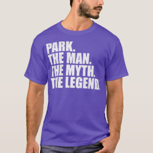Camiseta Nome da família Park Park sobrenome Park Surname P