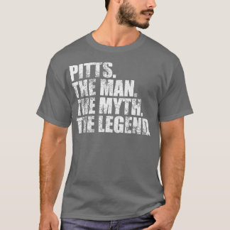 Camiseta Nome da família Pitts Pitts sobrenome Pitts Surna