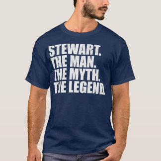 Camiseta Nome da família Stewart Stewart sobrenome Stewart 