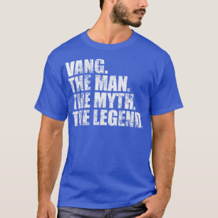 Camiseta Nome da família Vang sobrenome Vang Apelido Vang V