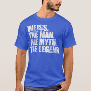 Camiseta Nome da família Weiss Weiss sobrenome Weiss Surna
