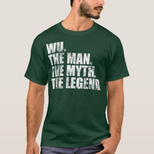 Camiseta Nome da família Wu Wu sobrenome Wu Sobrenome Wu Fa