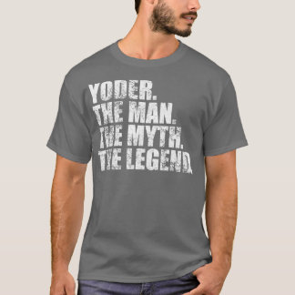 Camiseta Nome da família Yoder Yoder sobrenome Yoder Surna