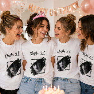 Camiseta Nome da foto de 21 anos