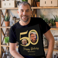 nome da foto de aniversário de 50 anos personaliza