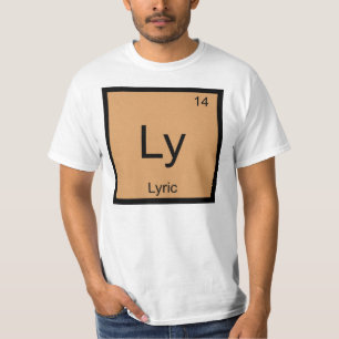 Camiseta Nome da Letra Elemento Químico Tabela Periódica