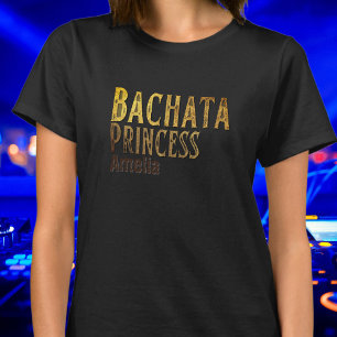 Camiseta Nome da princesa de dança de Bachata