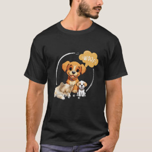 Camiseta Nome da Tipografia e Legal Simples Moderno de Pet 