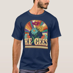 Camiseta Nome das flores das abelhas Gees Personalizadas pr