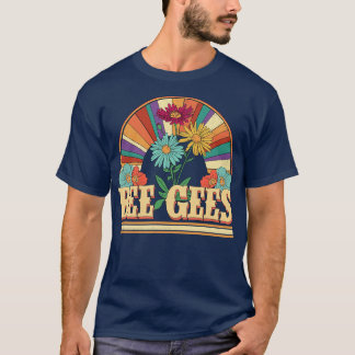 Camiseta Nome das flores das abelhas Gees Personalizadas pr