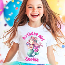 Nome de aniversário da idade da sereia