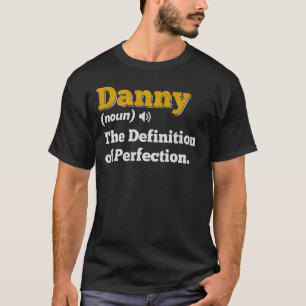 Camiseta Nome de Aniversário Personalizado do Danny Gift De