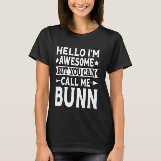 Camiseta Nome De Bunn Me Chame De Sobrenome Da Equipe Da Fa