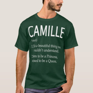 Camiseta Nome de Camille - Presente