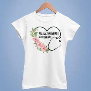 Camiseta Nome de Enfermeiro Veterano Registrado por Estudan