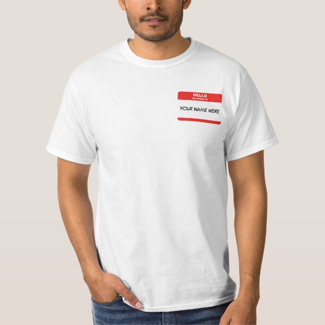 Camiseta Nome de etiqueta (Frente)