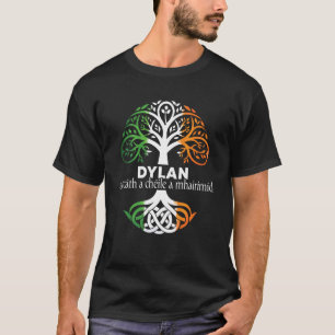 Camiseta Nome de Família Irlandês Dylan Raízes Celta Irland