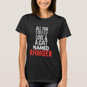 Camiseta Nome de Gato Design Ranger - Tudo o que Você Preci