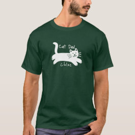 Camiseta Nome de gato personalizado do Pai de gato