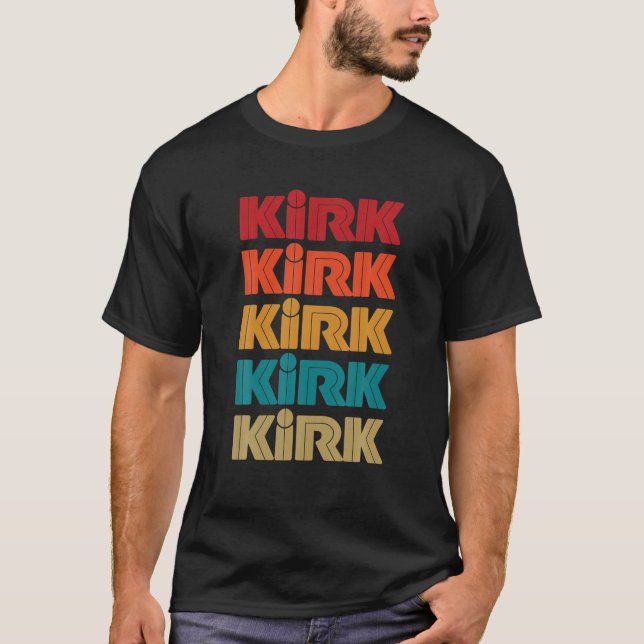 Camiseta Nome de Kirk, Nome da Família Correspondente (Frente)