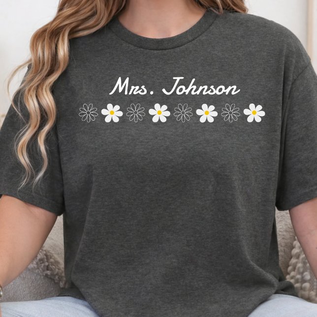 Camiseta Nome de Professor Personalizado Presente Personali (Criador carregado)