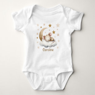 Camiseta Nome de Ratinho Doce Dormindo