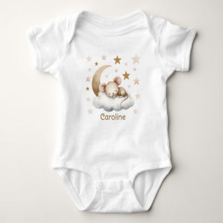 Camiseta Nome de Ratinho Doce Dormindo