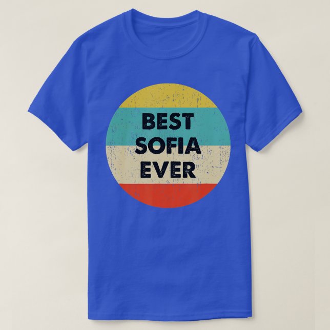 Camiseta Nome de Sofia (Frente do Design)