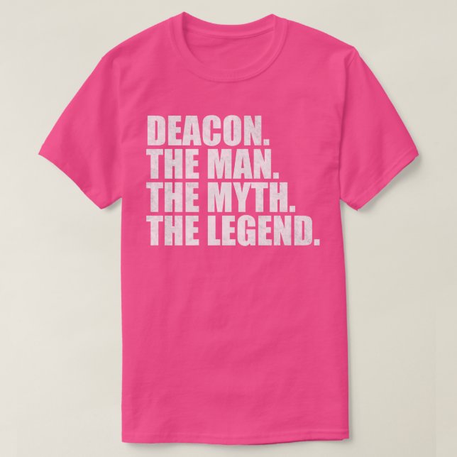 Camiseta Nome DeaconDeacon Nome do Deacon (Frente do Design)
