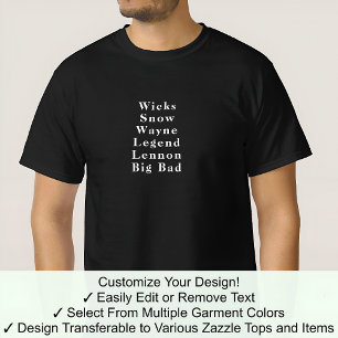 Camiseta Nome Divertido Novidade John Nome Personalizado Ce