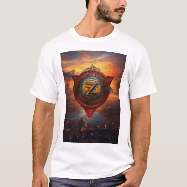 Camiseta Nome do alfabeto Z (Frente)