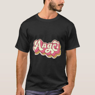 Camiseta Nome do Anjo Nome Personalizado Sobrenome T-Shirt