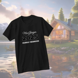 Camiseta Nome do Ano da Reunião de Família