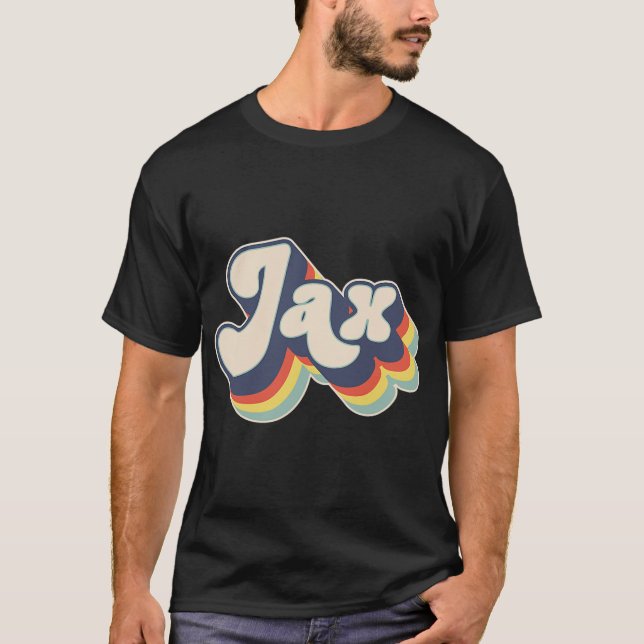 Camiseta Nome do apelido personalizado Jax T-Shi (Frente)