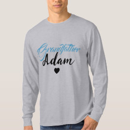 Camiseta Nome do Avô Personalizado Moderno - Personalizado