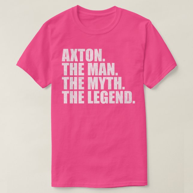 Camiseta Nome do AxtonAxton Nome do Axton (Frente do Design)